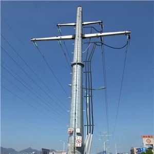 10-80 m Kommunikációs monopólus antenna torony